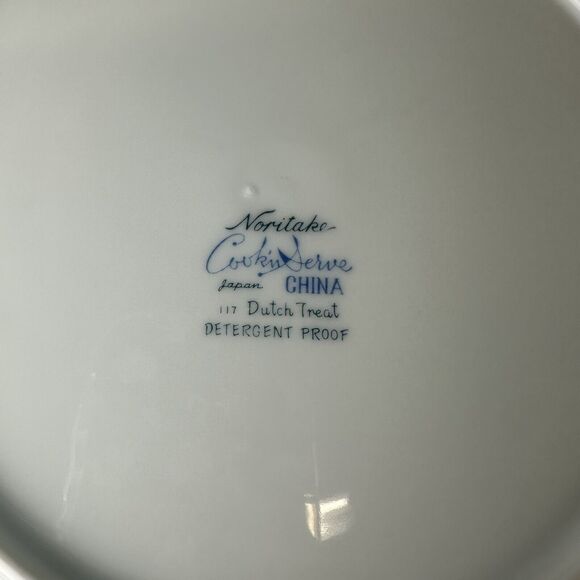 Noritake China 117 Dutch Treat Cookin & Serve Floral Plate 8 1/8” Set of 7 - Picture 8 of 8